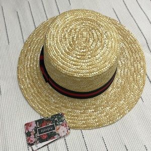 Panama Hat Sun Hats for Women Men Wide Brim Fedora Straw Beach Hat UV UPF 50